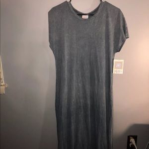 NWT LuLaRoe Blue Acid Wash Tie Dye Medium Maria